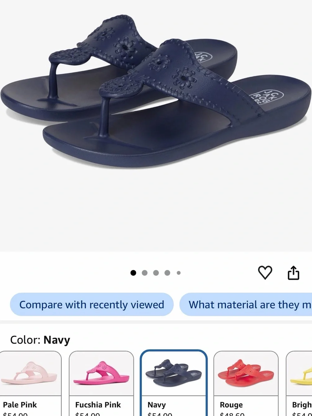 Jack Rogers classic navy